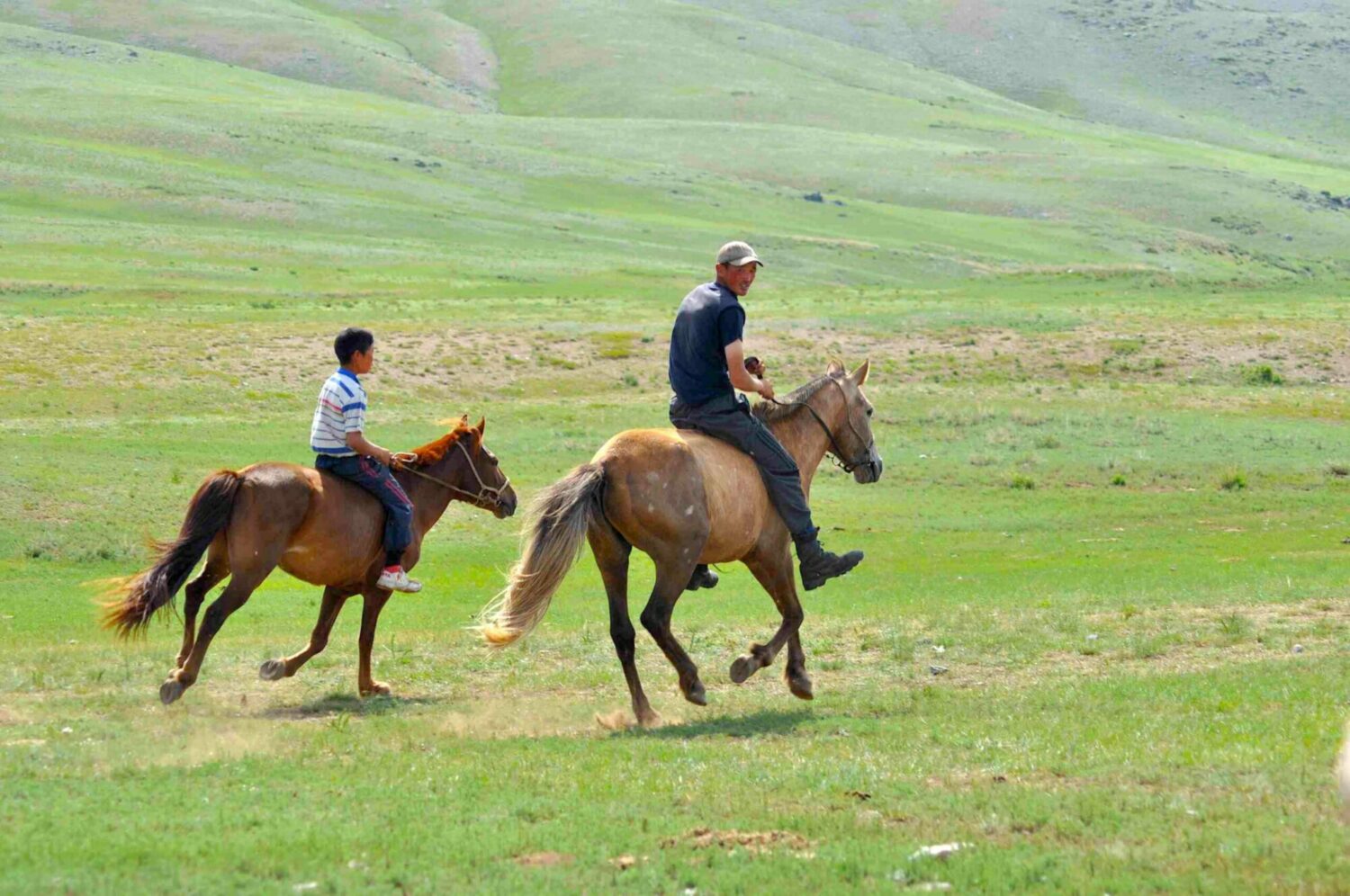 Mongolische Reiter