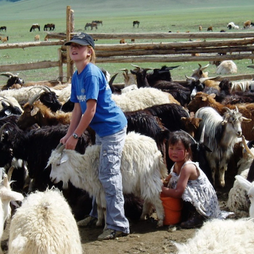 Familienreise Mongolei_bei einer Nomadenfamilie