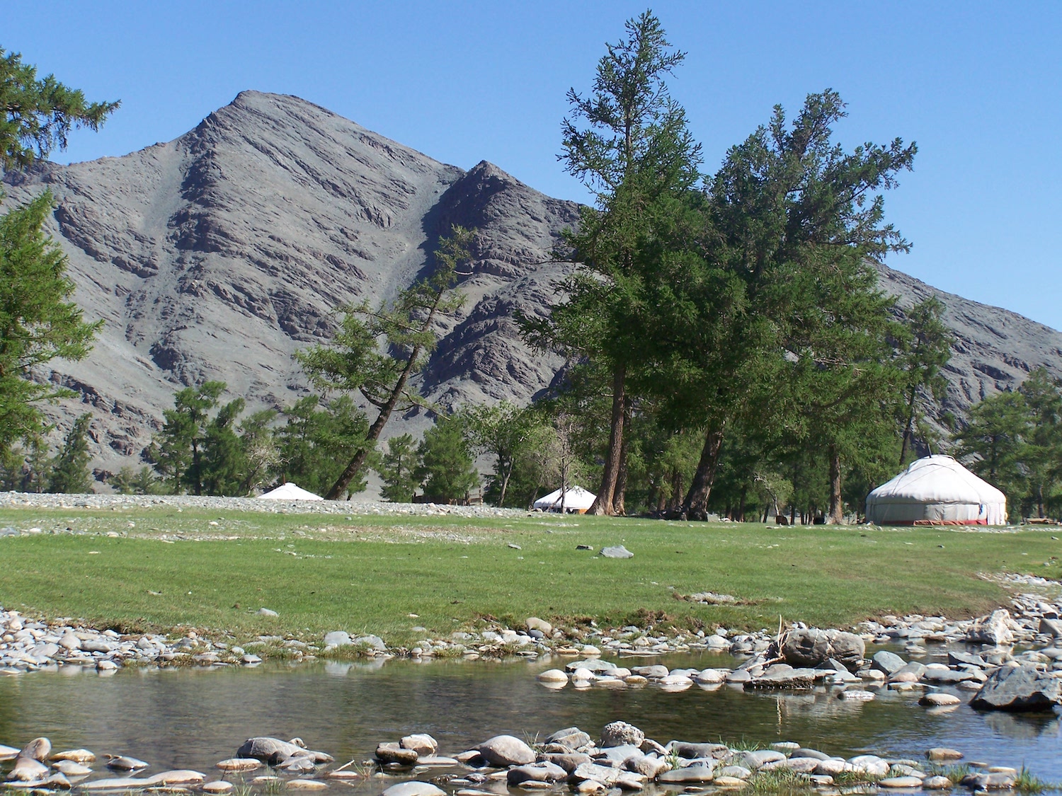 Kasachische Jurten im Altai Mongolei Reisen