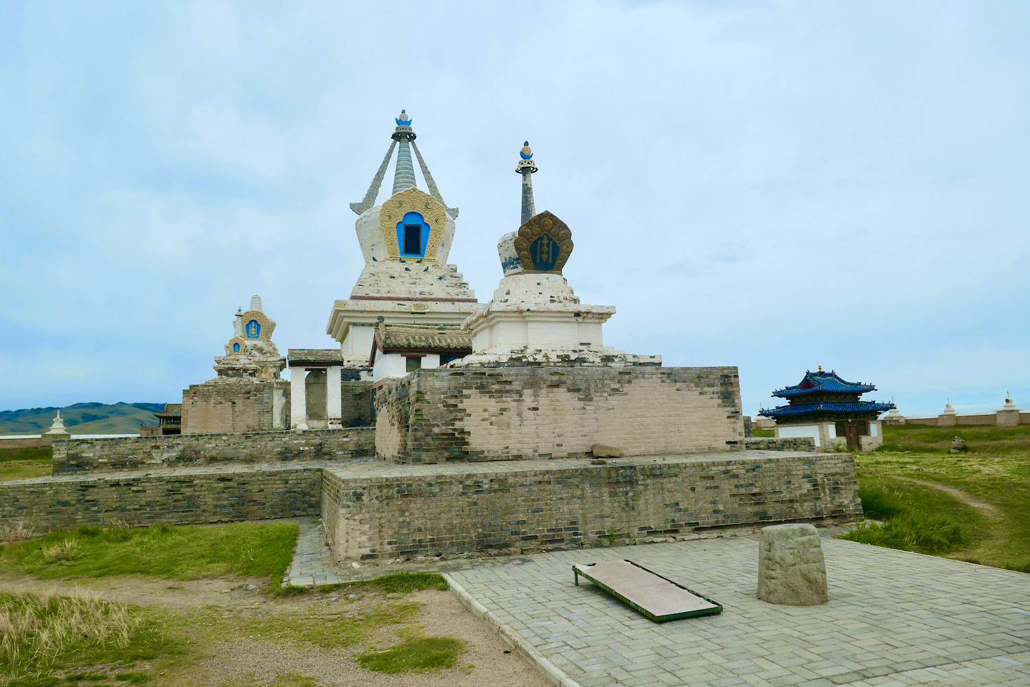 Buddhismus Mongolei Stupa im Kloster Erdene Zuu Karakorum