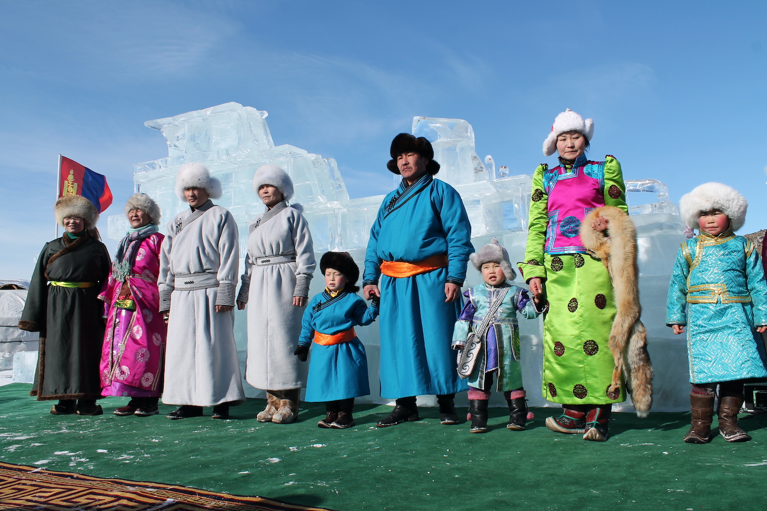 Eisfest Mongolei Khuvsgulsee