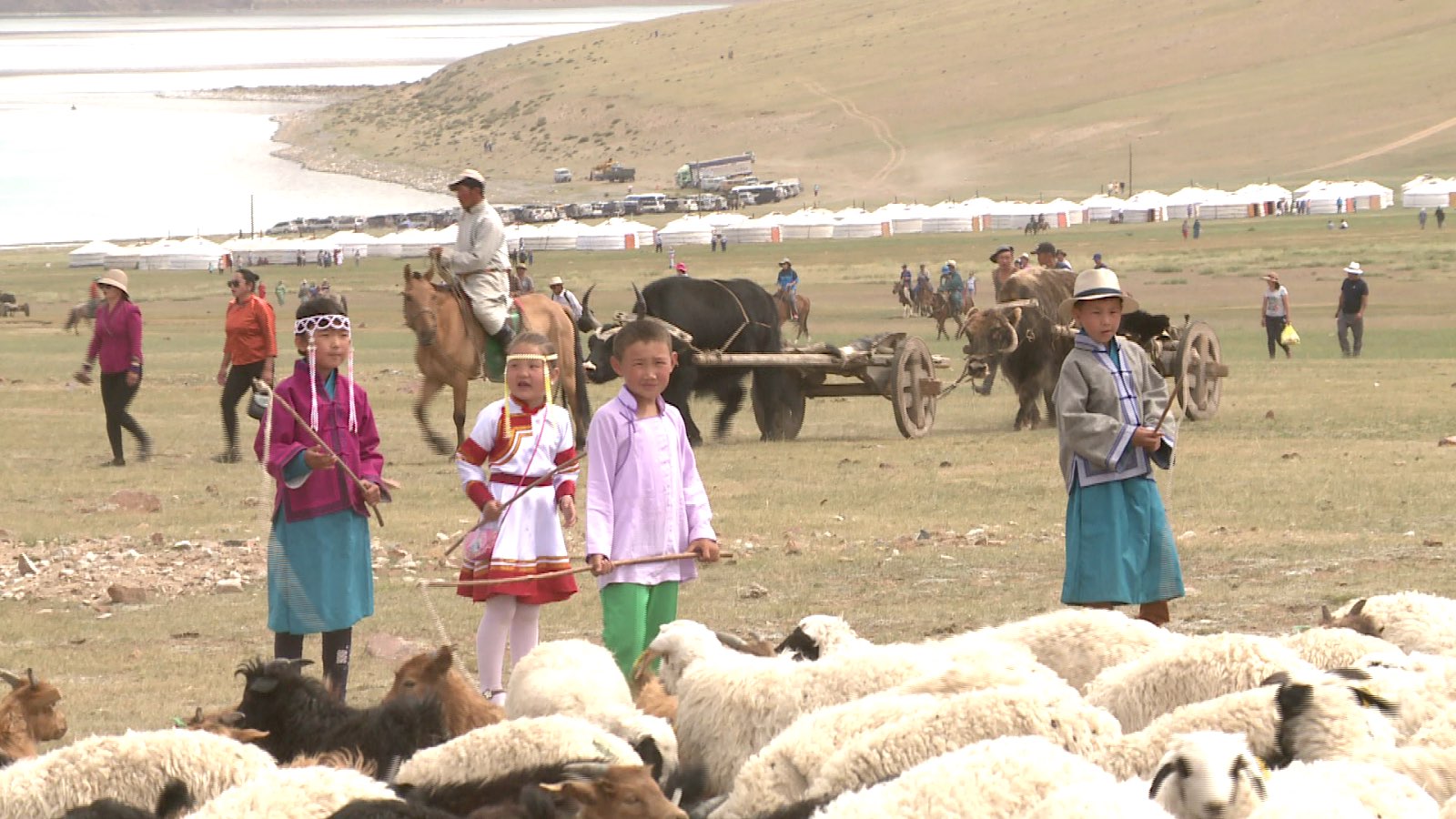Festival der Nomadenkultur am Khar Nuur Mongolei