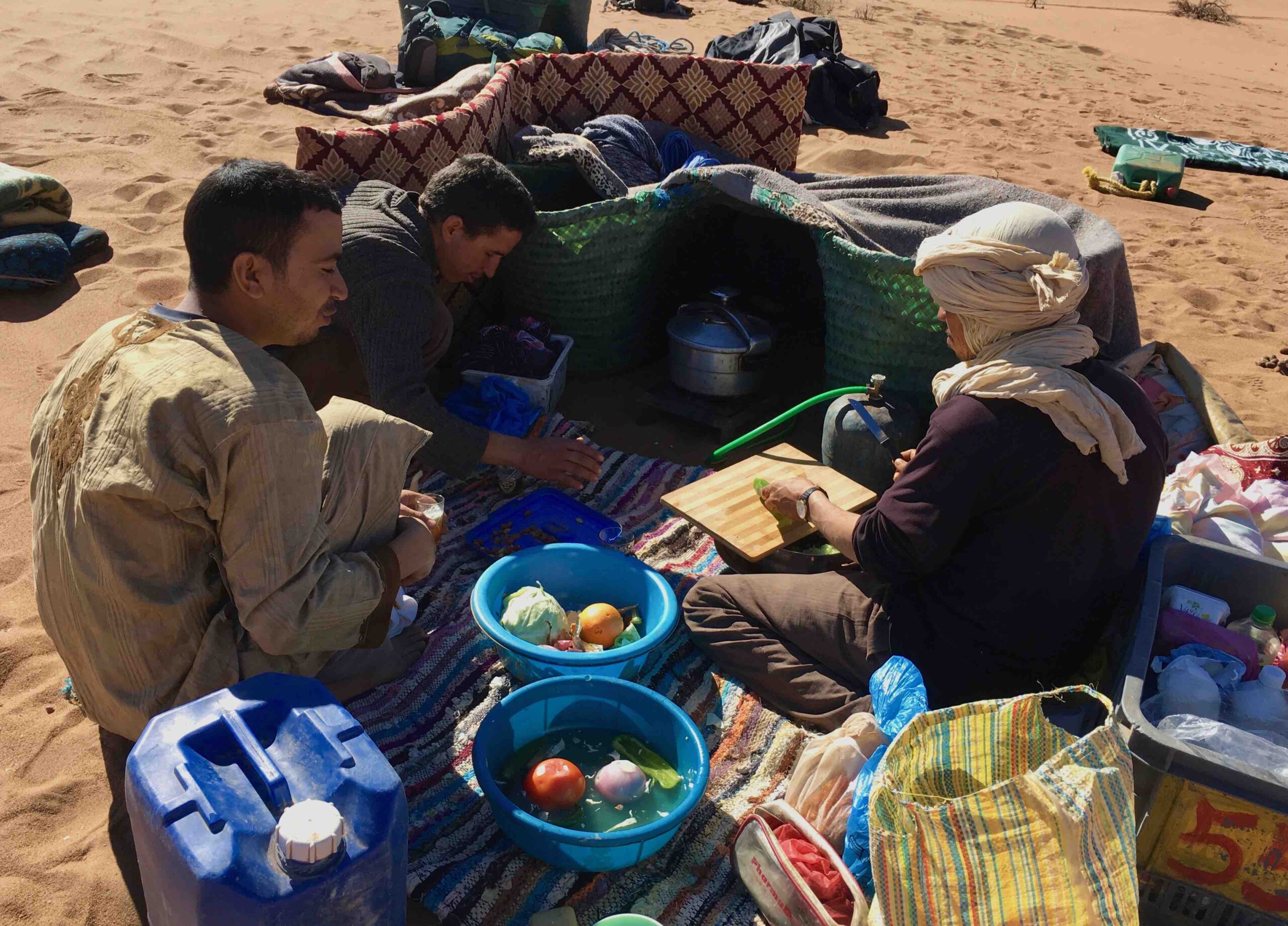 Wüstenküche Sahara Marokko