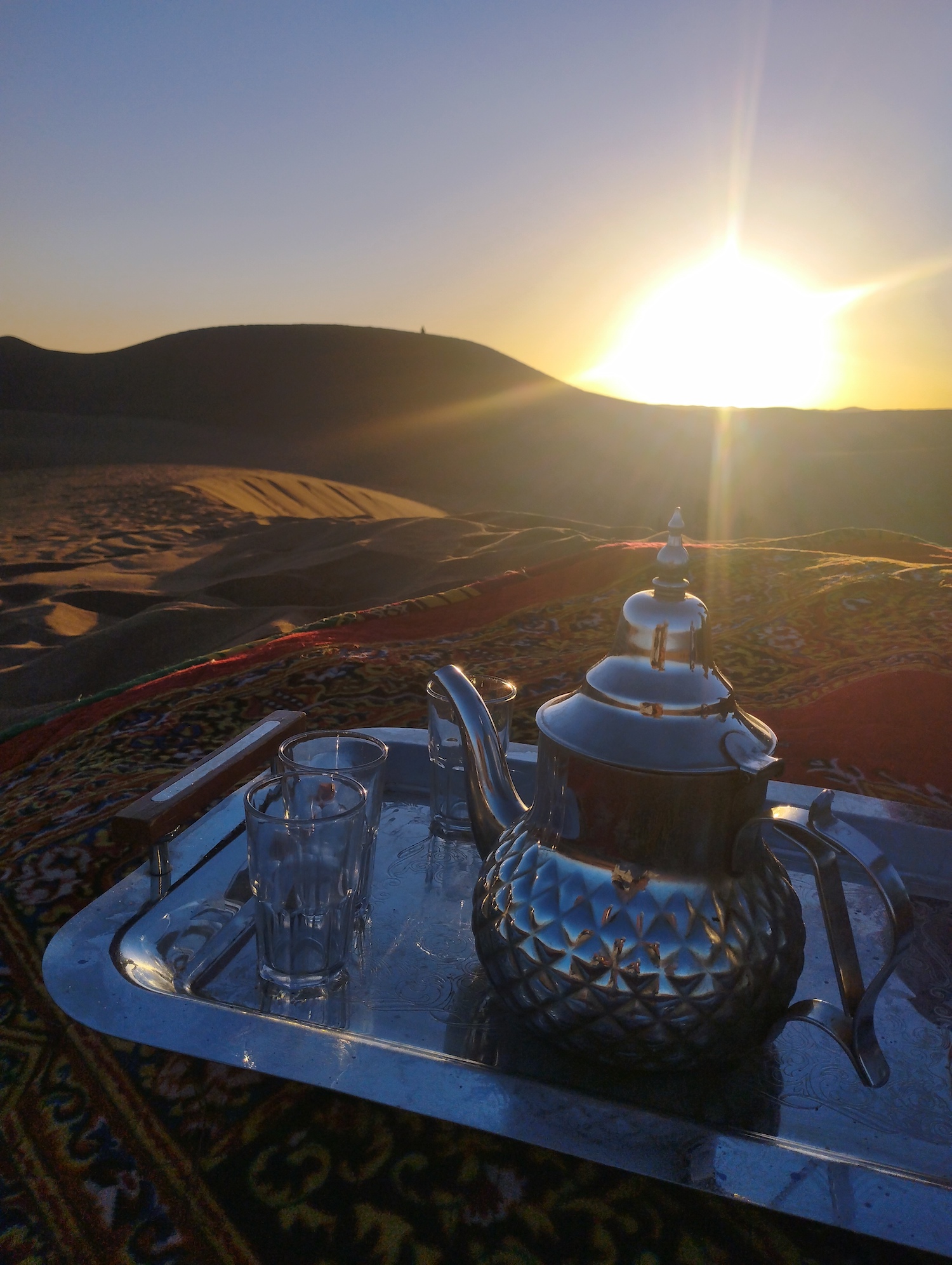 Tee am Abend Marokko