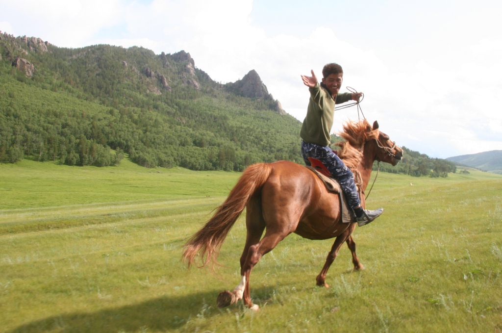 Reiter in der Mongolei - Foto Ankhzaya M.